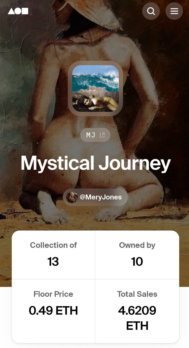 I am so grateful to all the unique souls I have walked with on the Mystical Journey 🙏 As a person who has only around 1500 followers without being PR focused, I have learned a lot from everyone who is part of this mystical, ancient journey 💙💫

#NFTs #NFTCommunity #NFTshill