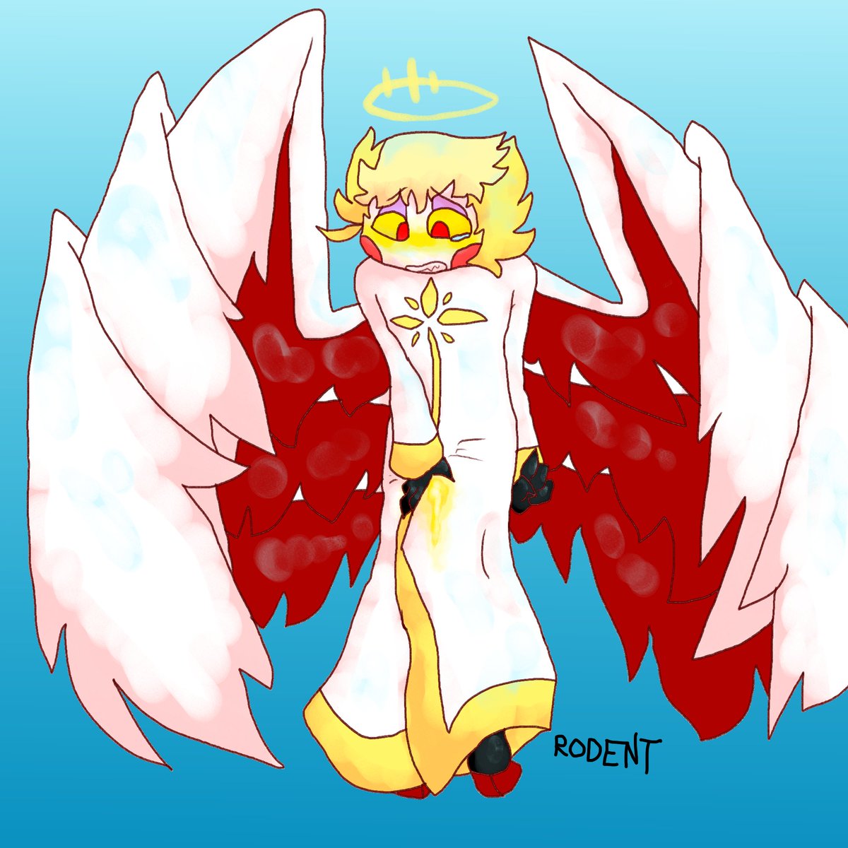 Rodentlikespiss's tweet photo. #Luciferpissweek2024 day 1 - angel lucifer/heaven

contains piss

#hazbinhotellucifer #hazbinhoteladam https://t.co/cNCDayqGNU