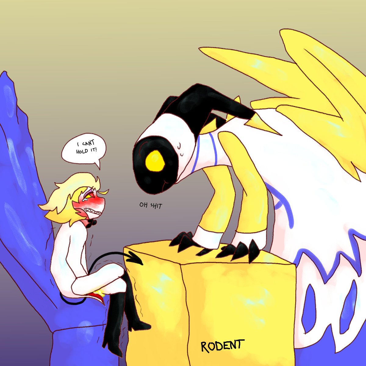 Rodentlikespiss's tweet photo. #Luciferpissweek2024 day 1 - angel lucifer/heaven

contains piss

#hazbinhotellucifer #hazbinhoteladam https://t.co/cNCDayqGNU