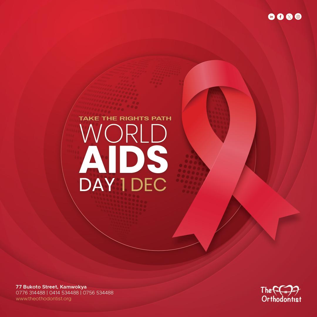 orthodontist_ug's tweet photo. On this World AIDS Day, we encourage everyone to Take the Rights Path—support fundamental rights to healthcare, dignity, and inclusion for those affected by HIV/AIDS.

Together, let’s build a world where every smile reflects equality and care.

#TakeTheRightsPath #WorldAIDSDay https://t.co/MHYRQdpH4x