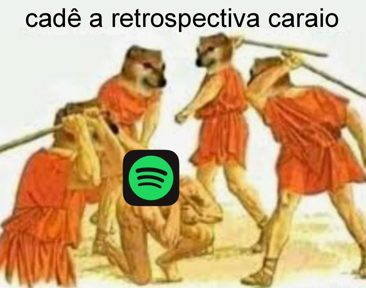 cade a retrospectiva caraio #SpotifyWrapped