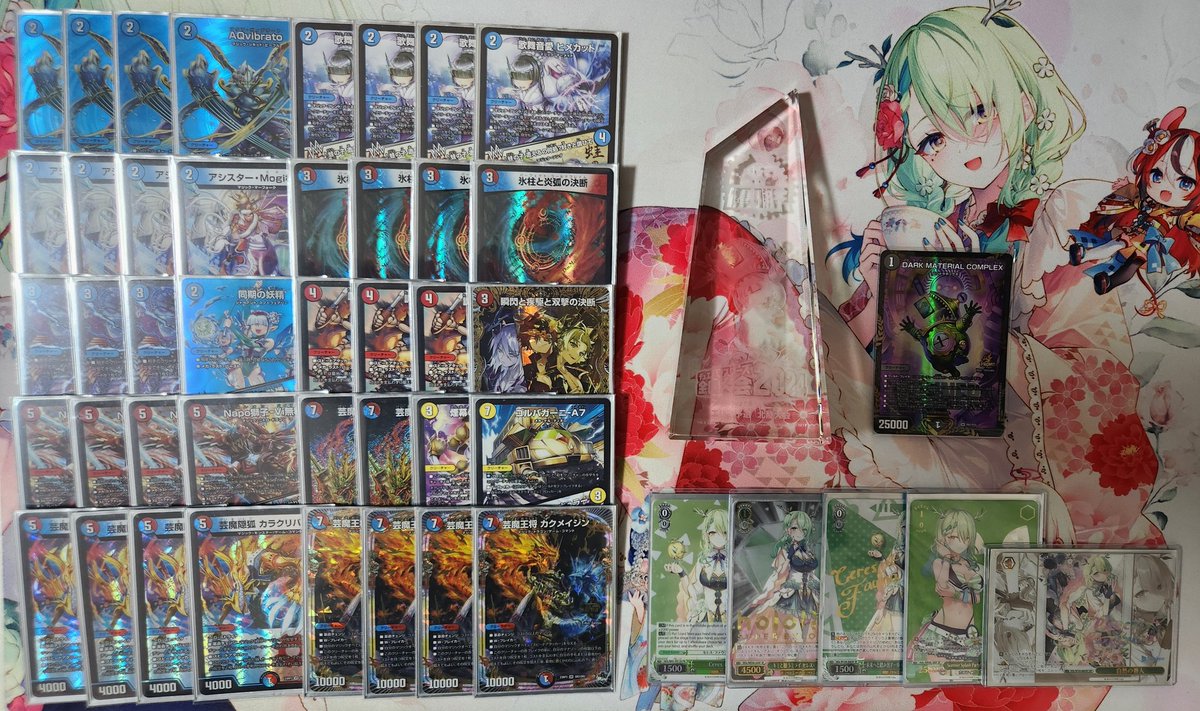 IkarosDM's tweet photo. 改めて、赤青マジックでエリア予選北陸大会優勝しました！
正直夢のまた夢だと思っていた全国大会という舞台に実際に手が届いてとても嬉しいです！
採用した全部のカードが活躍してくれたし推しの卒業バフ(？)もしっかり受け取れました https://t.co/VcQX1nk0N5