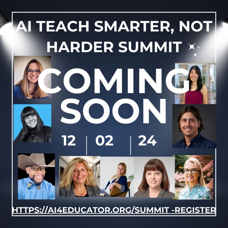 Delighted to be sharing  Building a Learning Community with BOBs for the AI Teach Smarter, Not Harder Summit. Check it out along with other amazing presenters such as: <a href="/LiviaChanL/">Livia Chan, M.Ed</a> <a href="/impartedjoy/">Jill DuBois</a> <a href="/_cwconsulting/">Charles</a> <a href="/Hedreich/">Hedreich Nichols</a> <a href="/GreenScreenGal/">Erika Sandstrom #FETC #ISTE #SXSW</a> <a href="/Rdene915/">Dr. RACHELLE DENÉ POTH |ThriveinEDU #AI #AIinEDU</a> <a href="/Celyendo/">Celeste Endo</a> <a href="/JTSPOTLIGHTS/">Josh Tovar</a> #growyourwhy