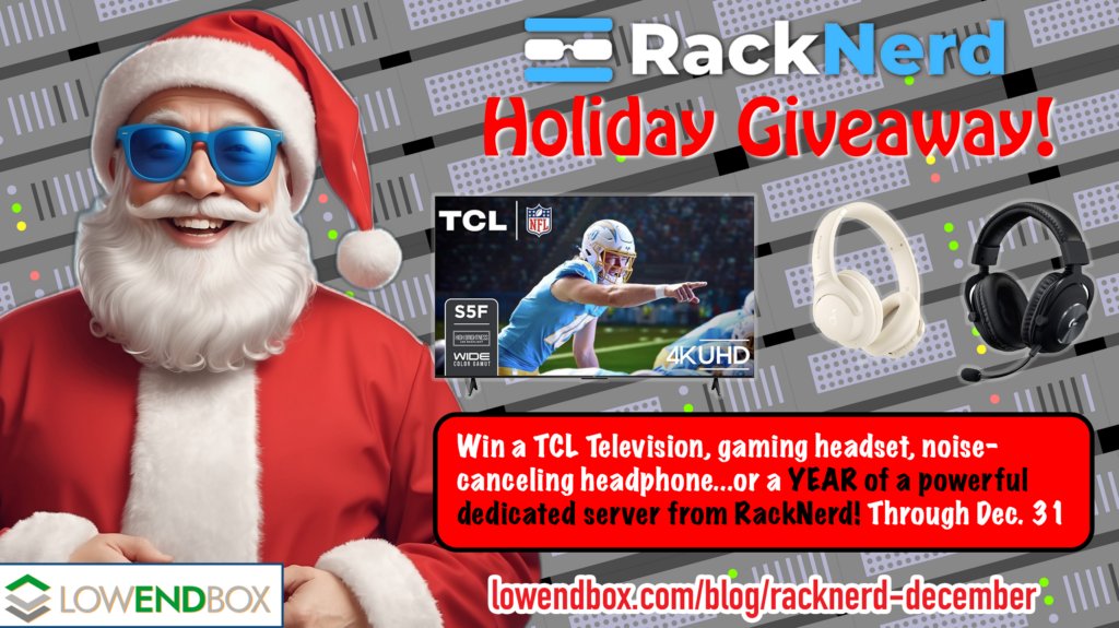 Happy Holidays from RackNerd! #atlanta #chicago #dallas #dublin #giveaway #losangeles #newyork #racknerd #sanjose #seattle
bit.ly/3CP4WUq