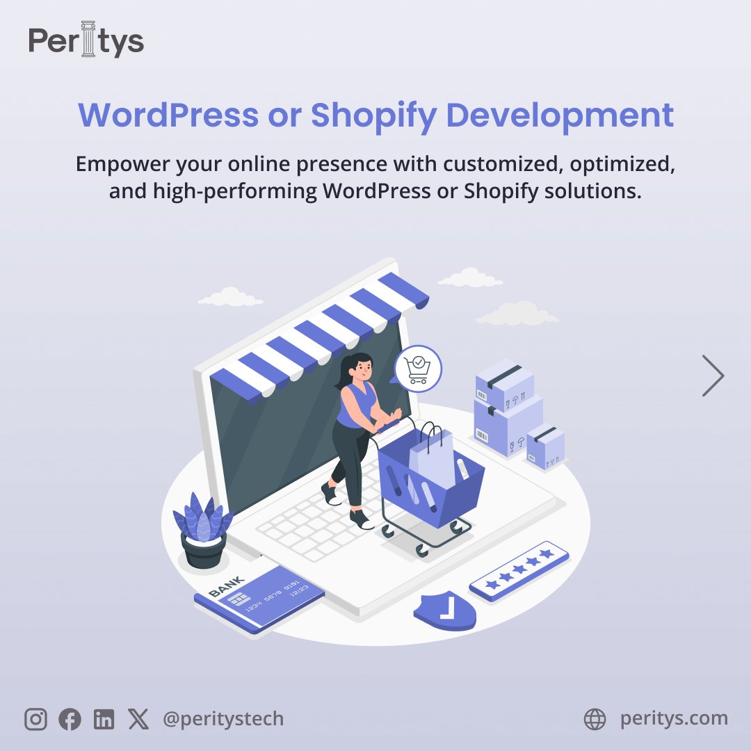 peritystech's tweet photo. Your website is your brand’s first impression—make it count! 🌐 Whether WordPress or Shopify, Peritys crafts high-performing, optimized solutions tailored to your business goals. DM us to book a call today! 📩

#WebsiteDevelopment #WordPress #Shopify #Peritys #EcommerceSolutions https://t.co/G4OEThubrg