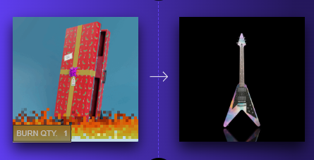 Any patient collectors of the Guitar Gift Case can burn their guitar case to redeem an exclusive 3D NFT guitar for the holidays! 

1x Gift Burn = 1x exclusive 3D Guitar

Burn+Redeem Link: app.manifold.xyz/br/niftyriff-n…

Gift Case Collection: opensea.io/assets/ethereu…