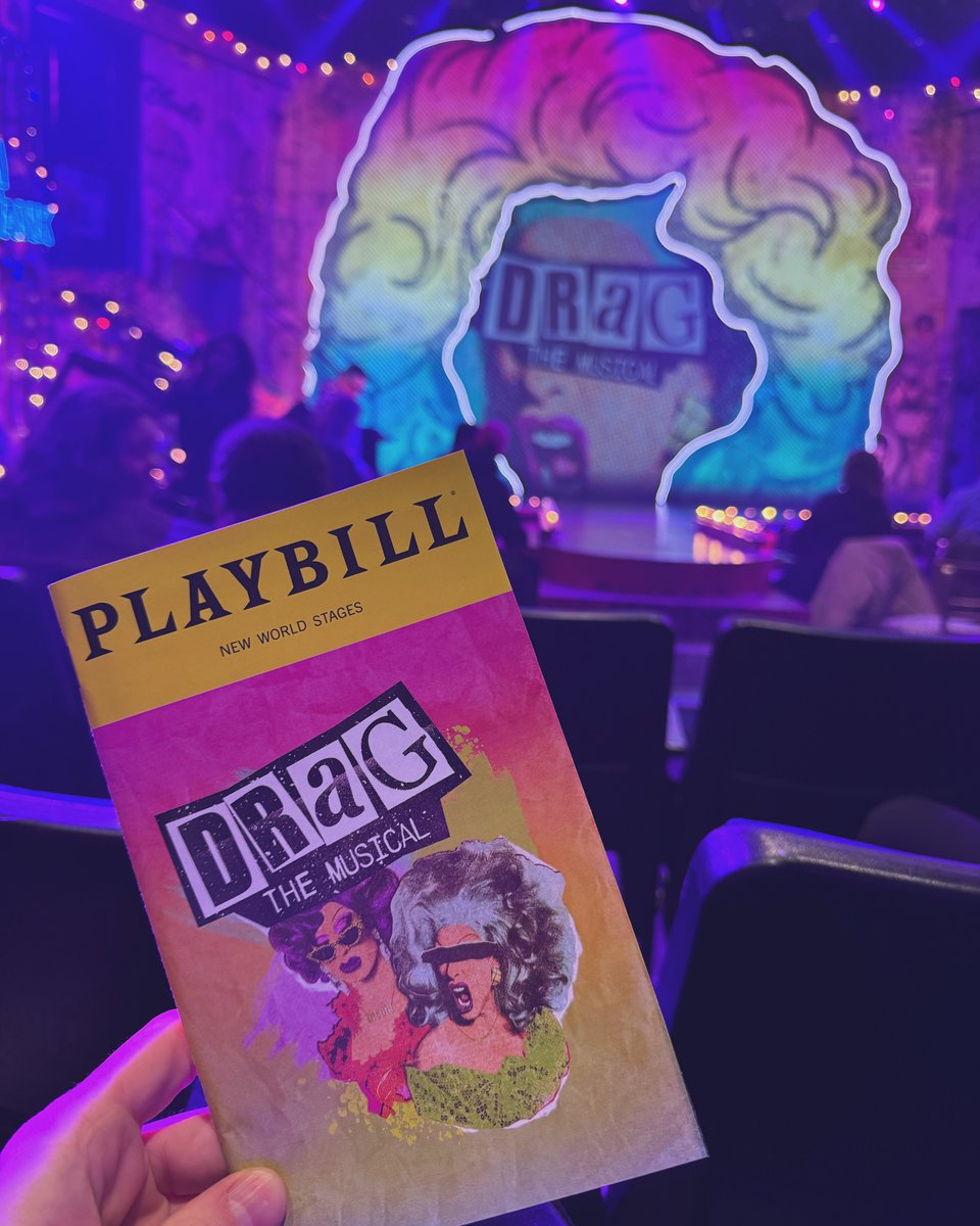 Broadway binge spam incoming! 

First up Drag The Musical