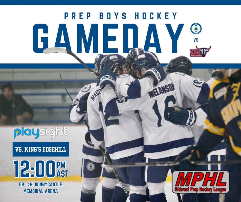 RNSPrepHockey's tweet photo. Game #2 of the weekend coming up! 

📍 Dr. C. H. Bonnycastle Memorial Arena
🆚 King’s Edgehill School
⏰ 12pm
📺 Playsight (link in bio)

#Riverhawkey https://t.co/ttKQq3VDWp