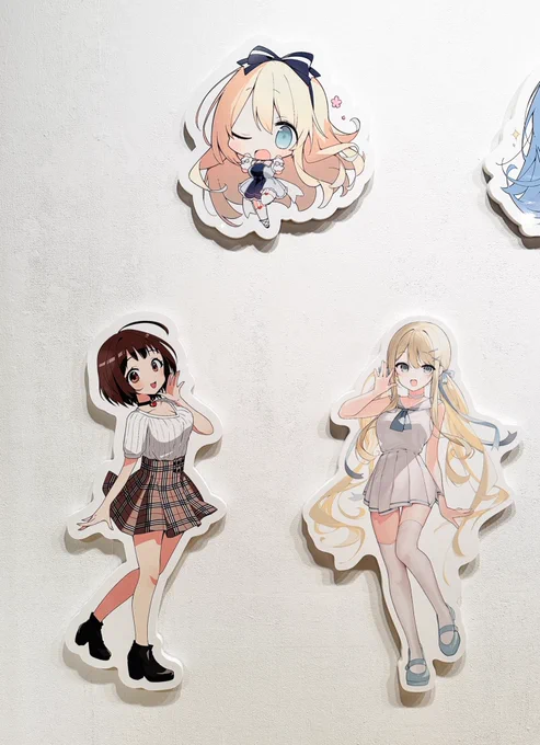 光る美少女展2024ありがとうございました!!来てくださったみなさま本当にありがとうございました!リスナーさんやイラストレーターのみなさんとお話できる機会を頂けて本当にしあわせでした߹ ߹ また次のイベントも楽しみです…! 