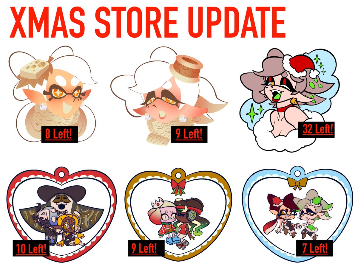 Store update! Products available thru pinned tweet. Grab em before they’re gone!