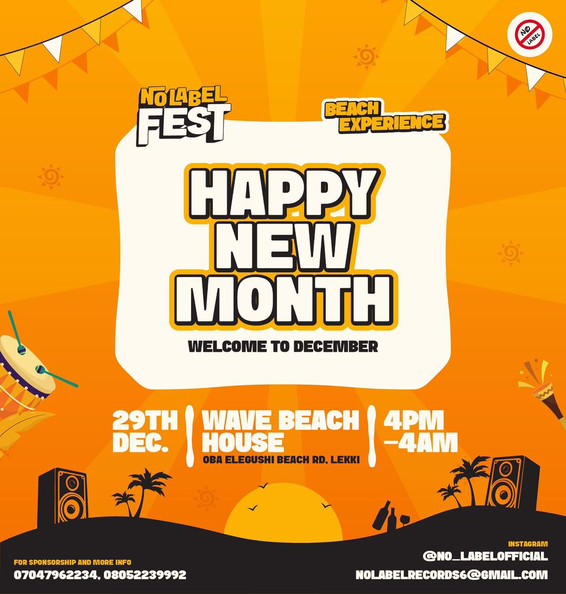 nolabel_fest's tweet photo. Happy new month, everyone! 🤩🤩🤩 Welcome to the month of Label Fest! In just under 28 days, we’re going to have the time of our lives. Make sure to grab your tickets and be there—don’t miss out for anything!
#nolabelfest #beachexercise https://t.co/5PDq8aNFc3
