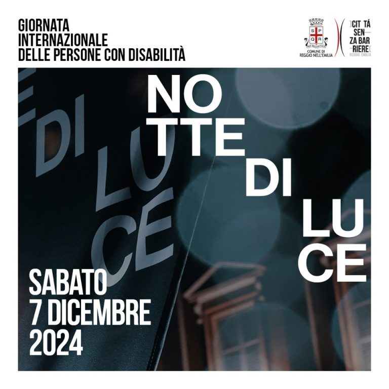 #nottediluce2024
Per il decimo anno consecutivo, il Comune di Reggio Emilia e Farmacie Comunali Riunite promuovono questa iniziativa per raccontare la diversità come valore. 

🗓️Sabato 7 dicembre 2024

Maggiori info 👉bit.ly/3ZhDWEE
@ComuneRE 
<a href="/ERTourism/">inEmiliaRomagna</a>