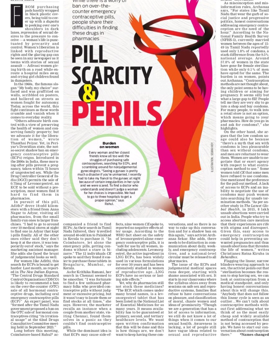 arch_types's tweet photo. “Others advocate birth control to preserve women’s health &amp; family property; we advocate it for the liberation of women,” wrote Periyar. Yet, in his Dravidian state, over-the-counter ECPs face a shadow ban. Women share their struggles accessing them.

Read https://t.co/5BXXDPMeHe https://t.co/LAuyyoFM9K