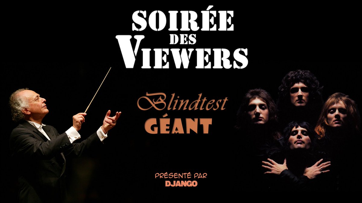 5 candidats vont s'affronter dans ce Giga Blindtest :
3h et demie de musique, plus de 350 titres !
Venez regardez le stream et encourager les participants ce mardi à partir de 20h30 en direct sur ma chaine twitch : twitch.tv/lets_django