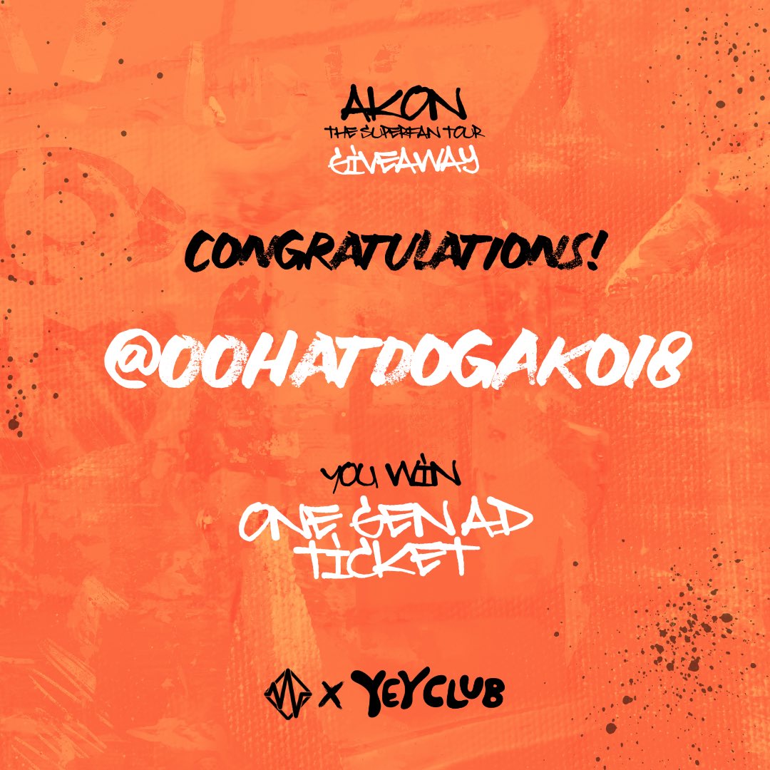 sb19echoes's tweet photo. [ GIVEAWAY WINNER ]

Congratulations @OoHatdogAko18 you win a Gen  Ad ticket for AKON The Superfan Tour 🔥

And thank you so much @YEYclub for this giveaway✨

Kindly dm us on how to claim your tix, mata sa mata 👀

#PABLO @imszmc 
#AKONga #YEYxEchoes https://t.co/v0AUWZGMbp