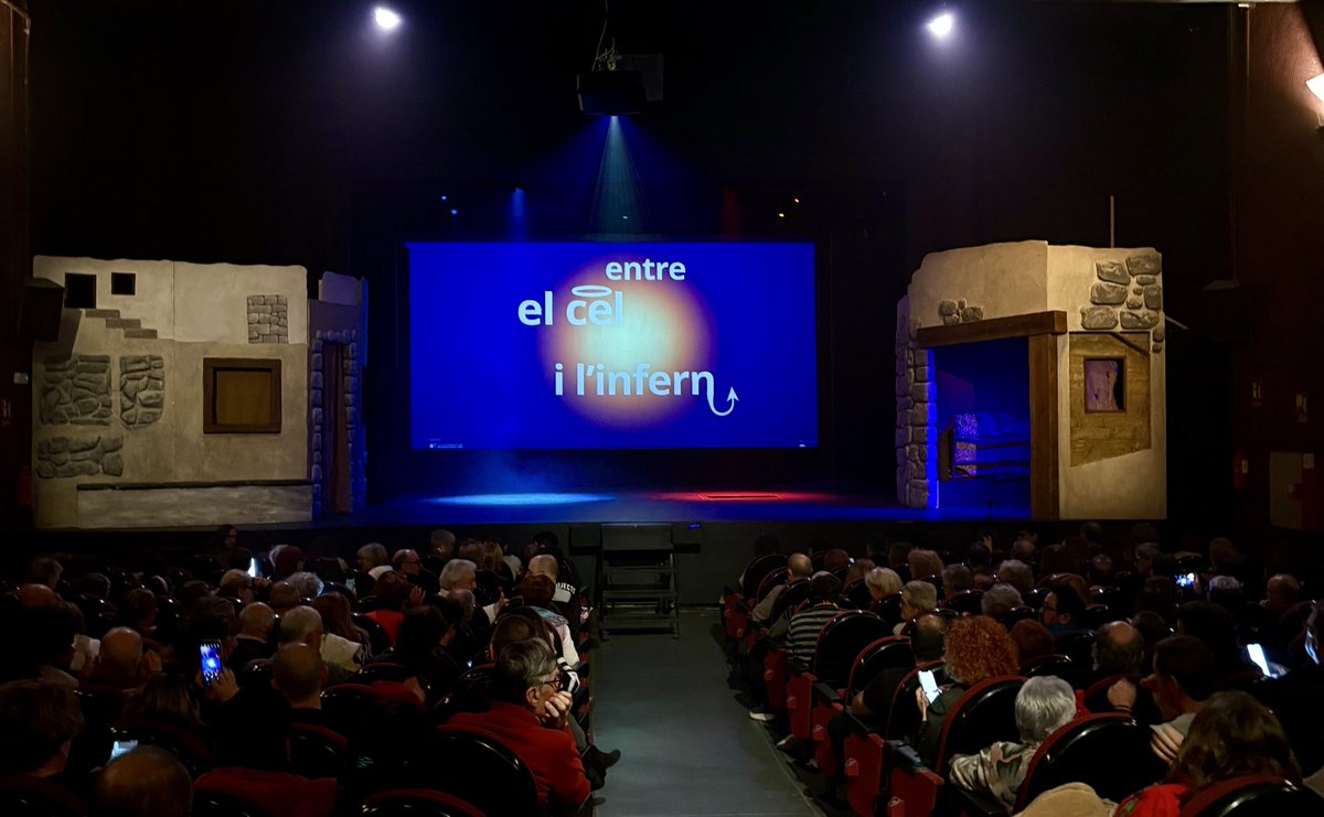 Aquest matí s’ha celebrat la gala ‘Entre el Cel i l’Infern’ al <a href="/TeatreSVicenc/">Teatre Sant Vicenç</a> amb més de 200 pastorets i pastoretes d’arreu de Catalunya!

<a href="/laxarxames/">La Xarxa+</a> <a href="/cultura_cat/">Cultura</a> <a href="/cultpopular_cat/">Cultura Popular</a> 

👼😈🔥