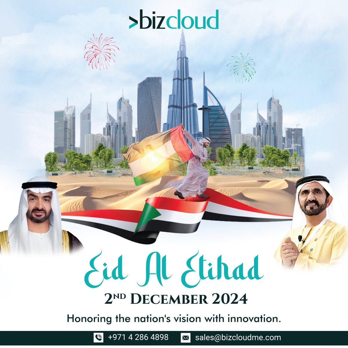 bizclouditllc's tweet image. On this National Day, we celebrate the unity, innovation, and progress that define our great nation.
Happy National Day!

#bizcloud #cyber #cybersecurity #uae #nationalday #unitedarabemirates