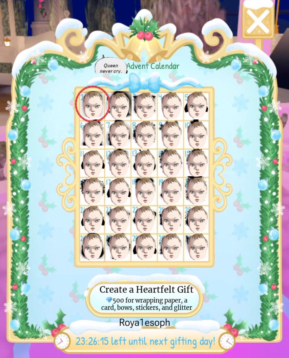 Roya1eSoph's tweet photo. AVENT CALLENDAR 2024 GOT LEAKED🤥🤥😪😪 https://t.co/oxy9byhAzn