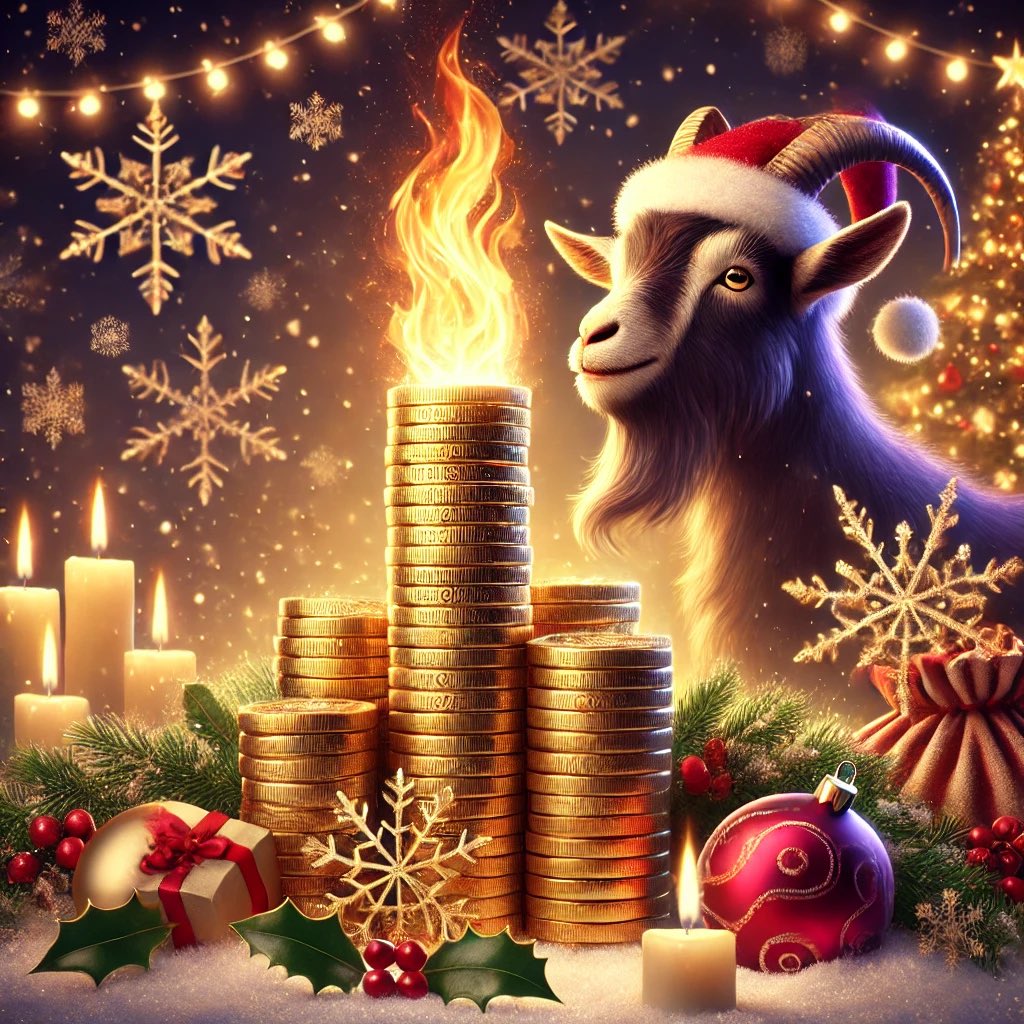GOTAGOAT1's tweet photo. 🎄🔥 10 Million SOL GOTA Burn Countdown to Christmas! 🔥🎄

Merry Christmas to all our SOL GOTA holders! Over the next 25 days, we’ll be burning 10 million GOTA tokens—but here’s the twist: burns will be random and scarce to protect loyalty and reward the true goats of our community.

Let’s celebrate the season by building together and watching GOTA grow stronger with every burn. Stay tuned, stay loyal, and let’s make this a Christmas to remember! 🐐🔥

To the goats I heard, Merry Christmas! 🎅✨ #SOLGOTA #GoatseusAurelius #GOTA