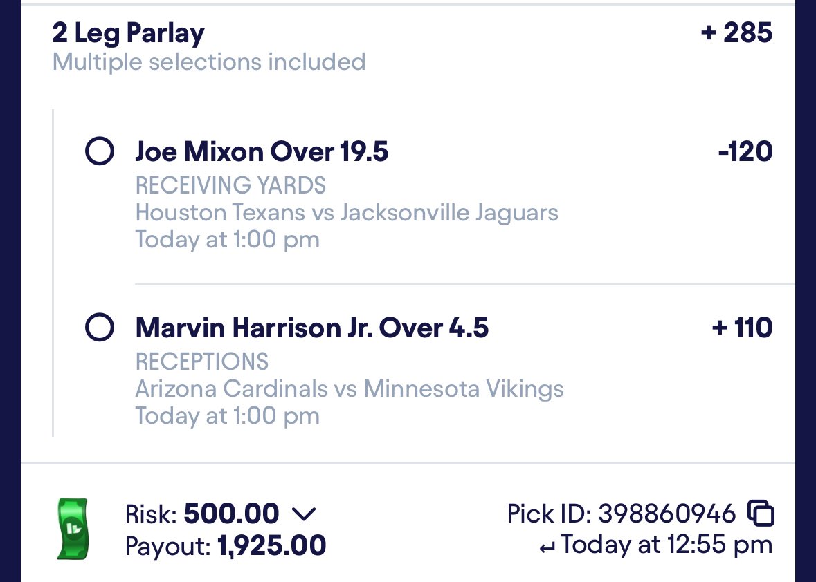 PlusEV's tweet photo. $500 -> $1,925🧨

Get this in before kickoff....

♥️if tailing! https://t.co/EDG96gm7ti