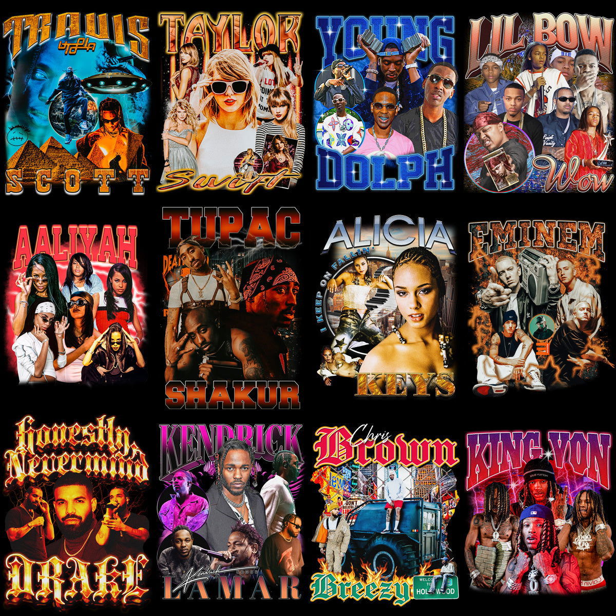 PacksDesigns's tweet image. 🎶 Elevate your creative projects with our &apos;40 Music Vintage Artists Bootleg V2 Designs Bundle&apos;! For just $22.99, get access to a treasure trove of high-quality PNG designs perfect for every music lover and creative soul. #VintageArtists #MusicDesigns #CreativeBundle