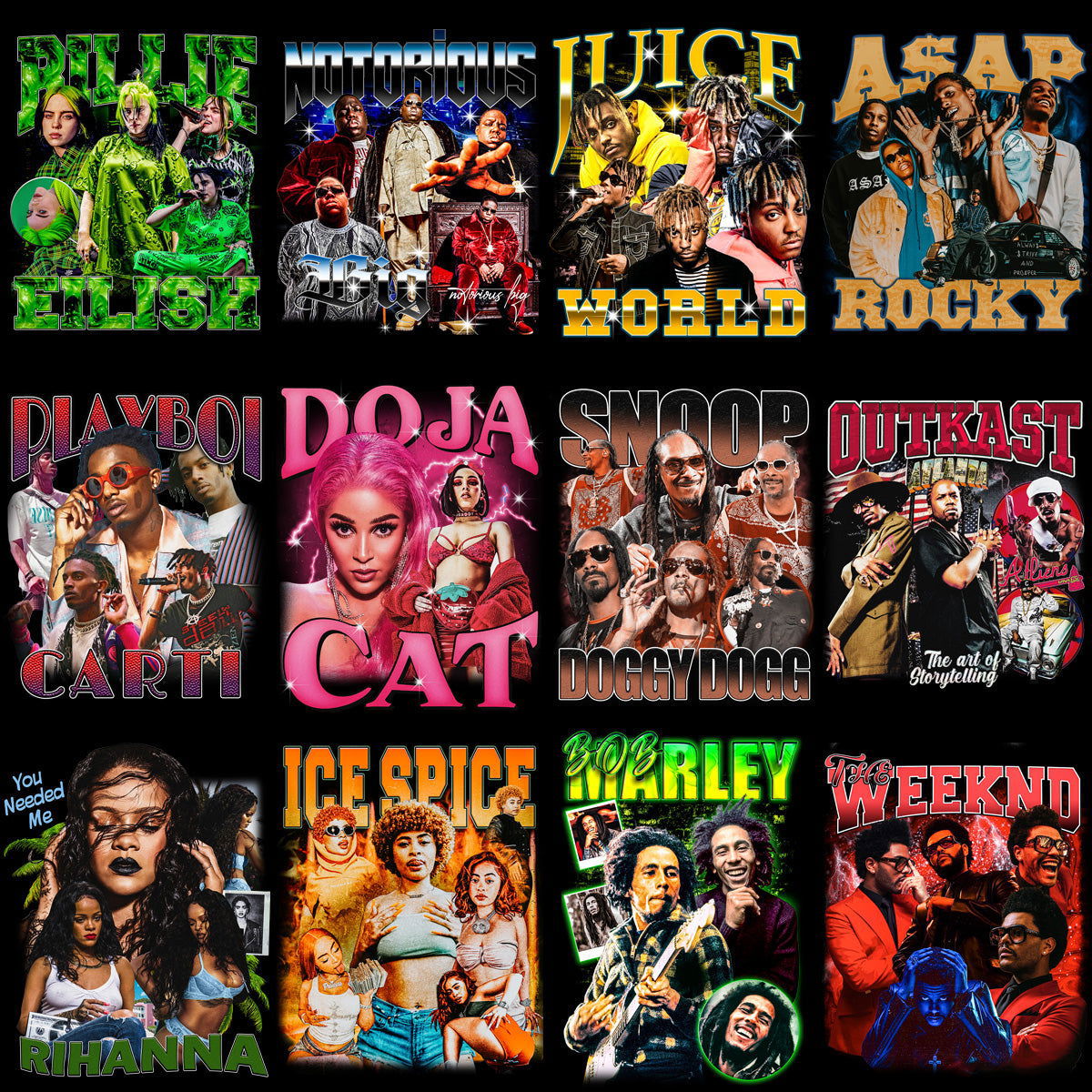 PacksDesigns's tweet image. 🎶 Elevate your creative projects with our &apos;40 Music Vintage Artists Bootleg V2 Designs Bundle&apos;! For just $22.99, get access to a treasure trove of high-quality PNG designs perfect for every music lover and creative soul. #VintageArtists #MusicDesigns #CreativeBundle