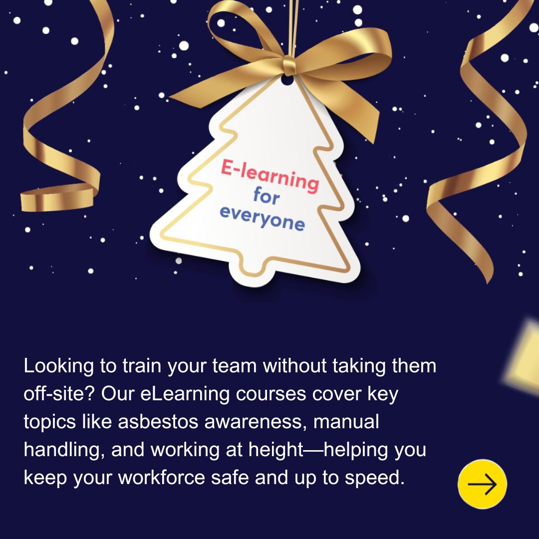 This Christmas, we’re here to help you keep Health &amp; Safety covered with a little something you can rely on. 🎄

Check them out here:
E-learning courses: eu1.hubs.ly/H0dZYtm0
RAMS: eu1.hubs.ly/H0dZV2W0

#HealthAndSafety