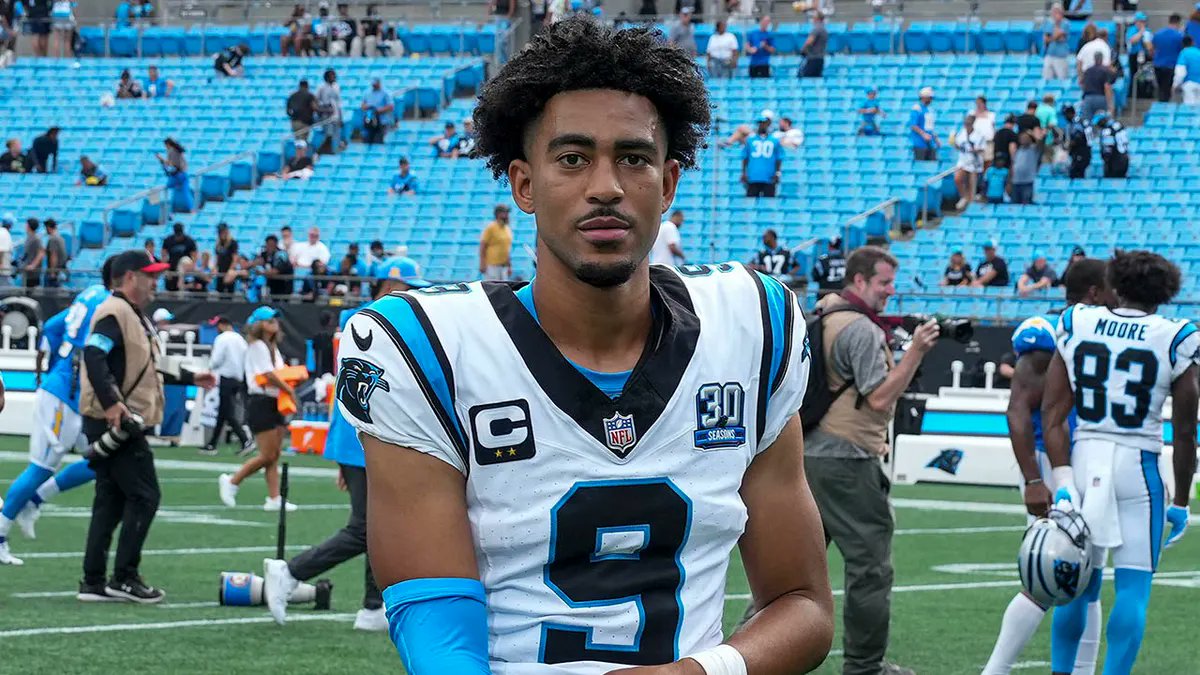 NFL_DovKleiman's tweet photo. 𝐑𝐞𝐩𝐨𝐫𝐭: The #Panthers are not expected to draft a QB early in next year's draft, per @RapSheet 

Bryce Young is here to STAY. https://t.co/PFmYBIGr7J