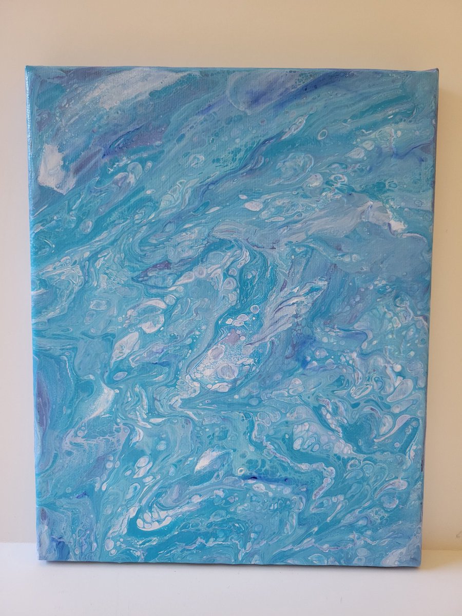 tentacletreasr's tweet photo. #art #fluidart #pouringpaint #canvasart #oceanart https://t.co/3WMvWCkbsR