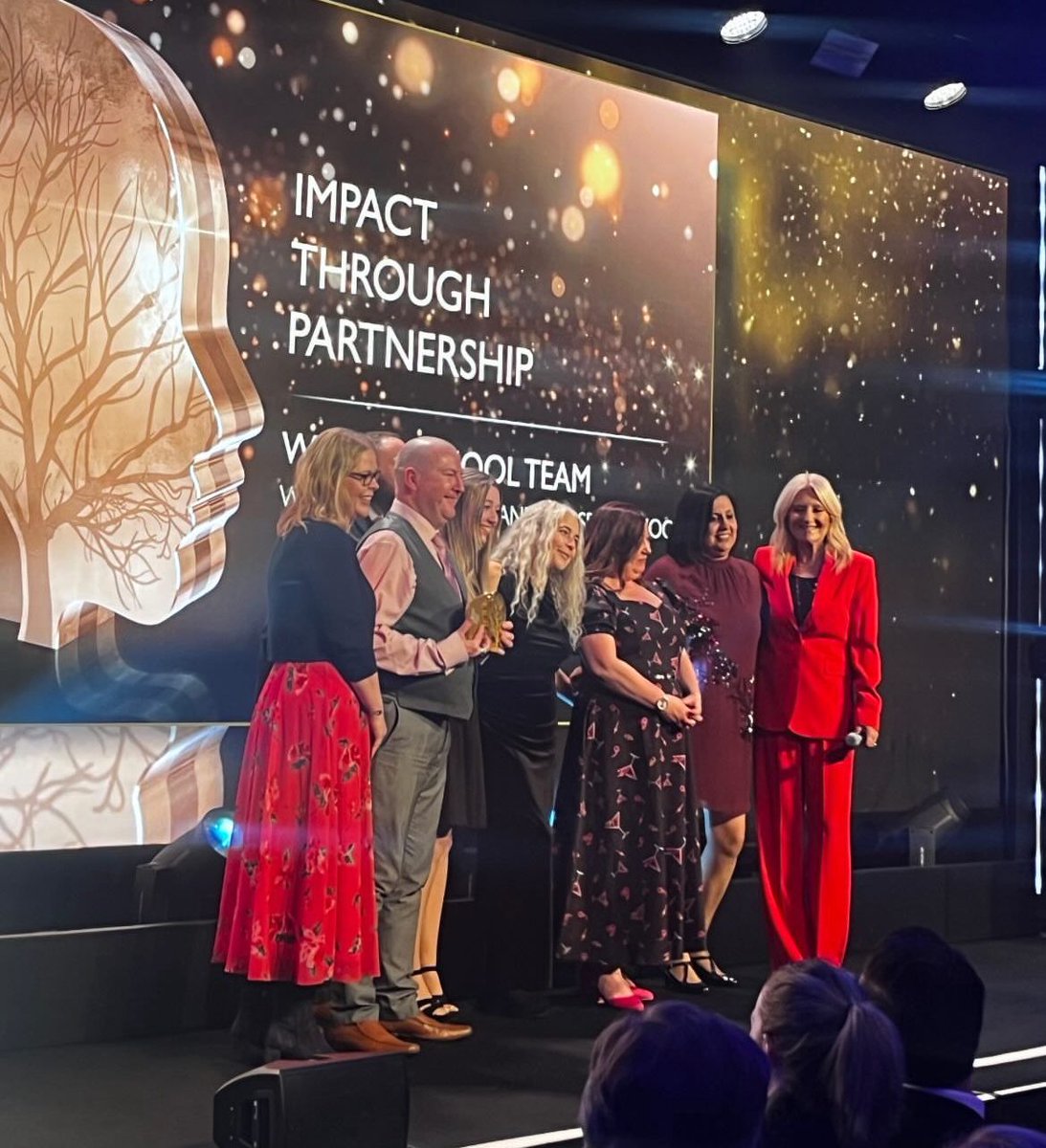 Gold winners at the Pearson National Teaching Award ceremony 'Impact through Partnership'. With huge thanks to our families, Grandfriends and all of our creative &amp; cultural partners including <a href="/junction_c/">Junction 7 Creatives C.I.C</a> <a href="/RBOschools/">Royal Ballet & Opera Schools</a>  @hertsmusic <a href="/StevenageBC/">Stevenage Council</a> <a href="/lovestevenagetc/">Stevenage TownCentre</a> <a href="/westgate_centre/">Westgate Stevenage</a>