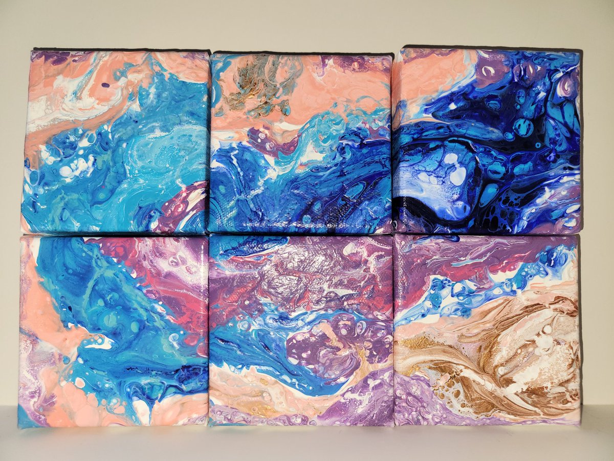 tentacletreasr's tweet photo. #art #fluidart #pouringpaint #canvasart #beachart #oceanart https://t.co/P1ZrOuerWw