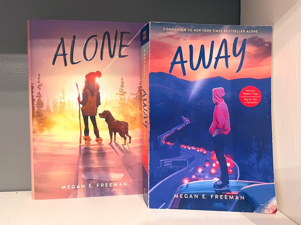 Sierra Dertinger (@mrsdloves2read) on Twitter photo Just when I thought ALONE by <a href="/meganefreeman/">Megan E. Freeman</a> was absolutely incredible, then comes the companion AWAY… just as immersive! A mix of novel in verse, movie script, letters, production diary, and newspaper articles. Comes out in Feb 2025! <a href="/SSEdLib/">S&S EducationLibrary</a> On to <a href="/Ms_Smith6/">Rachel Smith Alberque</a> #BookAllies Just when I thought ALONE by <a href="/meganefreeman/">Megan E. Freeman</a> was absolutely incredible, then comes the companion AWAY… just as immersive! A mix of novel in verse, movie script, letters, production diary, and newspaper articles. Comes out in Feb 2025! <a href="/SSEdLib/">S&S EducationLibrary</a> On to <a href="/Ms_Smith6/">Rachel Smith Alberque</a> #BookAllies