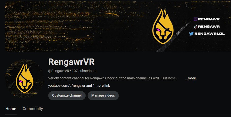 Having a blast playing hardcore wow decided i wanted to upload content check out the new channel First couple shorts going live today. looking for a YT editor for the second channel for longer videos. Need to make your own thumbnails.

youtube.com/@RengawrVR