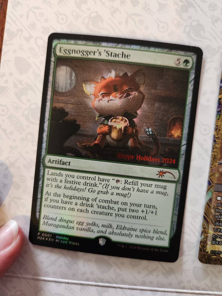UnfetteredMuse's tweet image. Thank you to Wizards of the Coast for this lovely surprise!
Also, this little guy is the cutest!