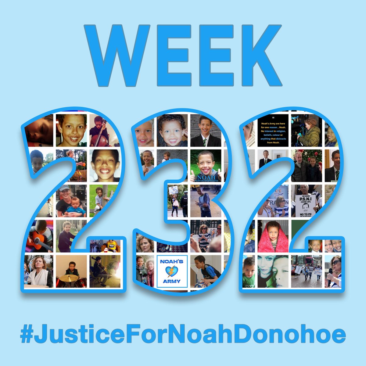 AmberJeden's tweet photo. #JusticeForNoahDonohoe ⠀⠀
#TruthForFiona
#NoahsArmy⚡️
#Week232
#OneBoyOneVoiceOneArmy https://t.co/SMKdUvfHGq