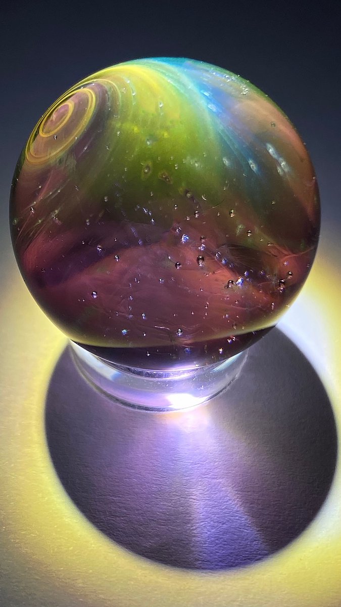 ‘Space Traveller’ marble. Don’t leave home without one 🚀👽