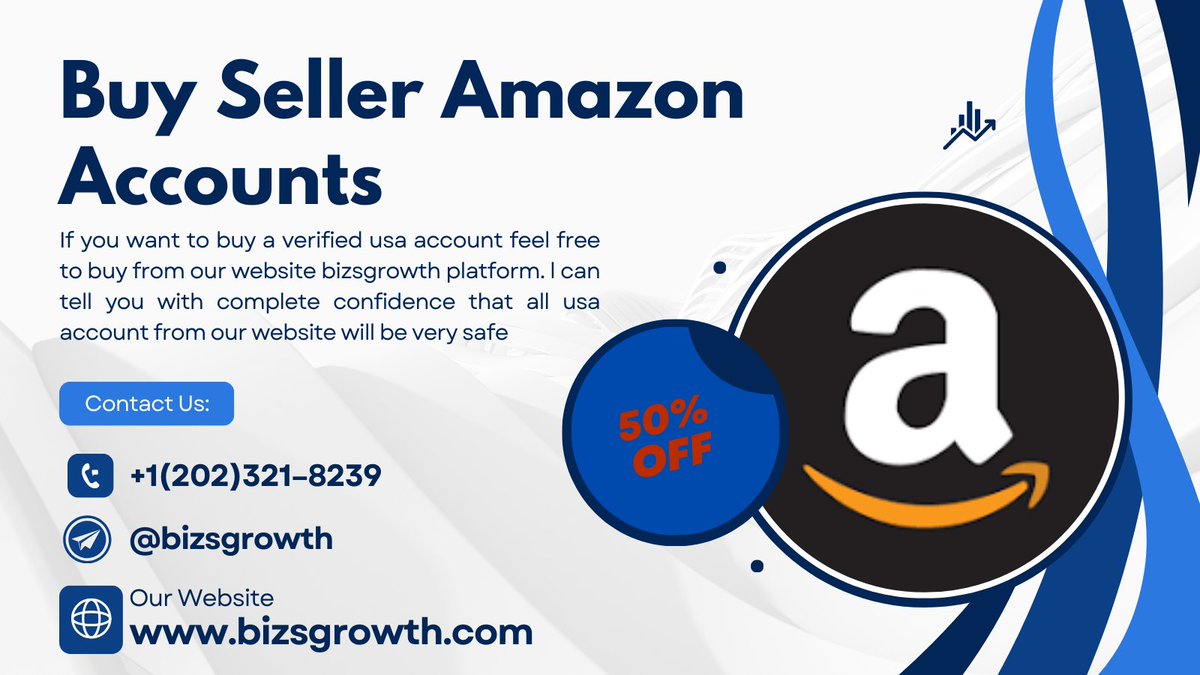 BizsGrowth's tweet photo. Buy Amazon Accounts
https://t.co/e5gLuh5WuD
#xrp #sontungmtp #followme #followtofollow
#follo4follo  #FolloMe  #follobackforfolloback  #usatopsmm #follo4folloback #CDO #CXO @GroupeBPCE #Banking #FinTech #Amazon #Trump2024Vance #allfollowers https://t.co/BGZGBwfd6E