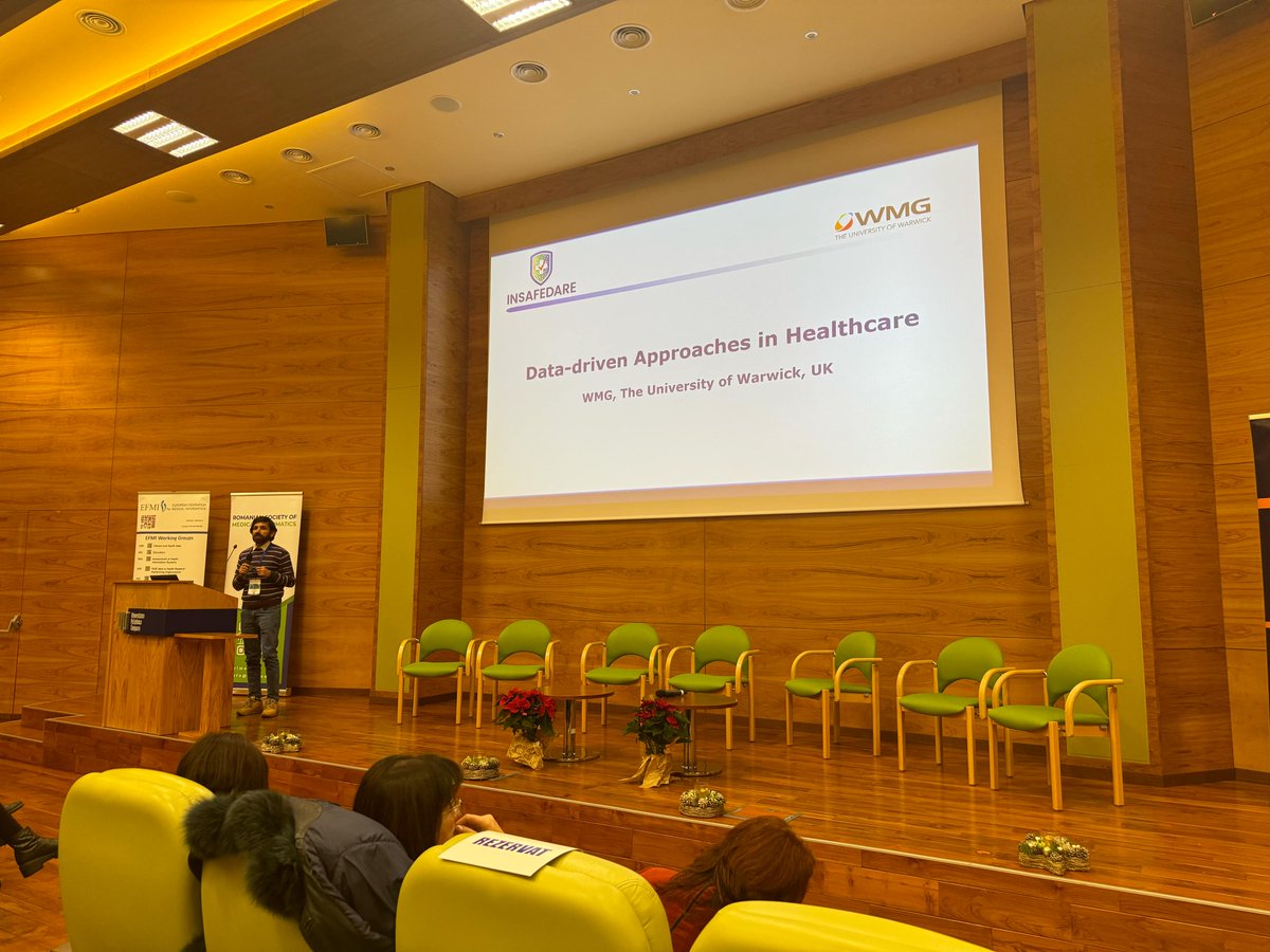insafedare's tweet photo. Last week a team from our  partner @unibirmingham Dr. Omid Pournik, Dr. Xuefei Ding, Saadullah Farooq Abbasi, EEng, presented the project at the #STC2024 in Timisoara🇷🇴. A special thank you to @EFMI and the Romanian Society of Medical Informatics for their hospitality and welcome https://t.co/geQtuvXDeM