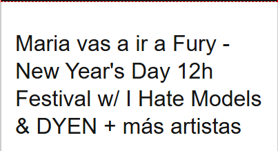 Mi año acaba de mejorar un 200%