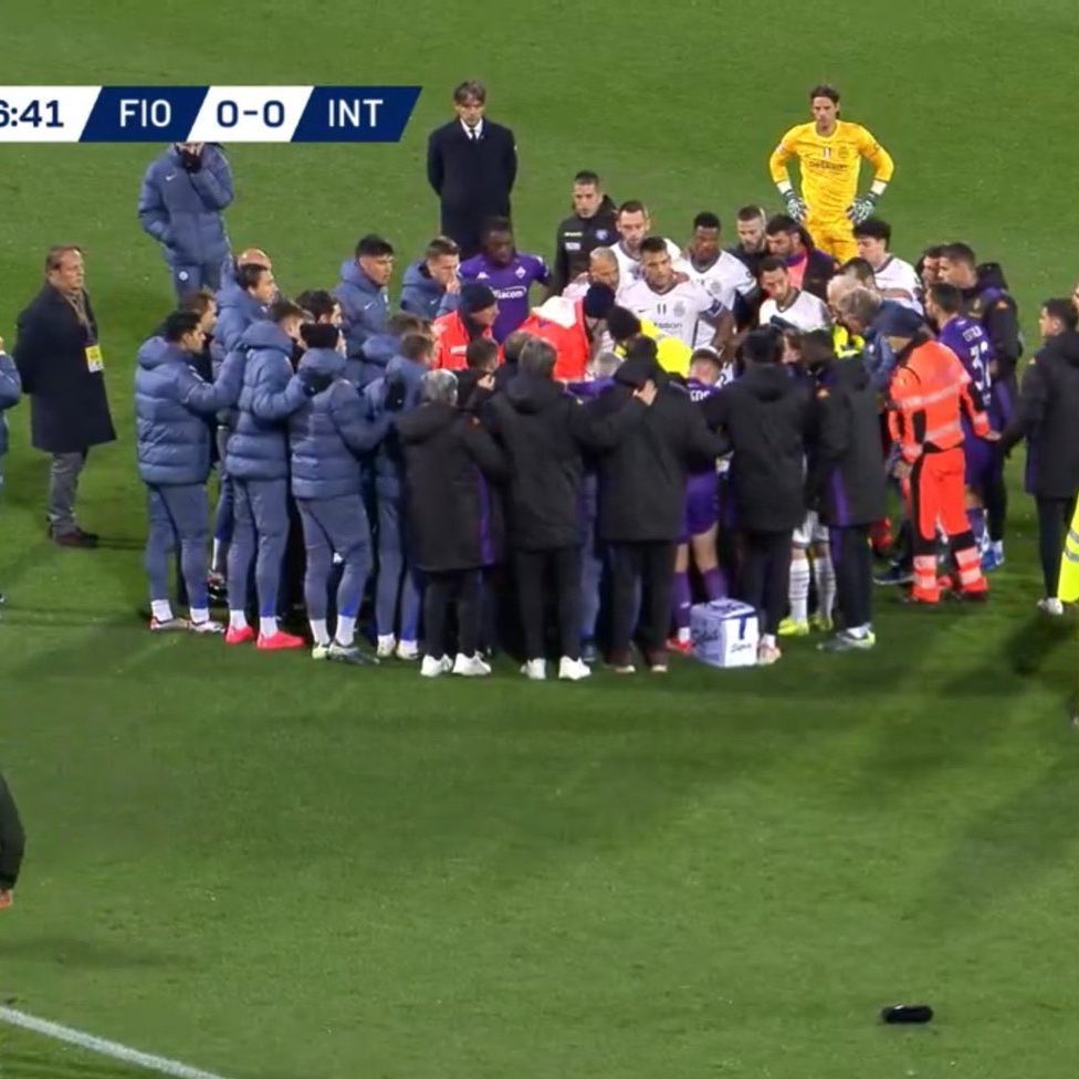 ACM_Indo's tweet image. Match Fiorentina vs Inter harus dihentikan karena Edoardo Bove yang collapsed di tengah laga.

Kondisi terkini ia berada di rumah sakit dan telah siuman.

#ForzaBove ❤️