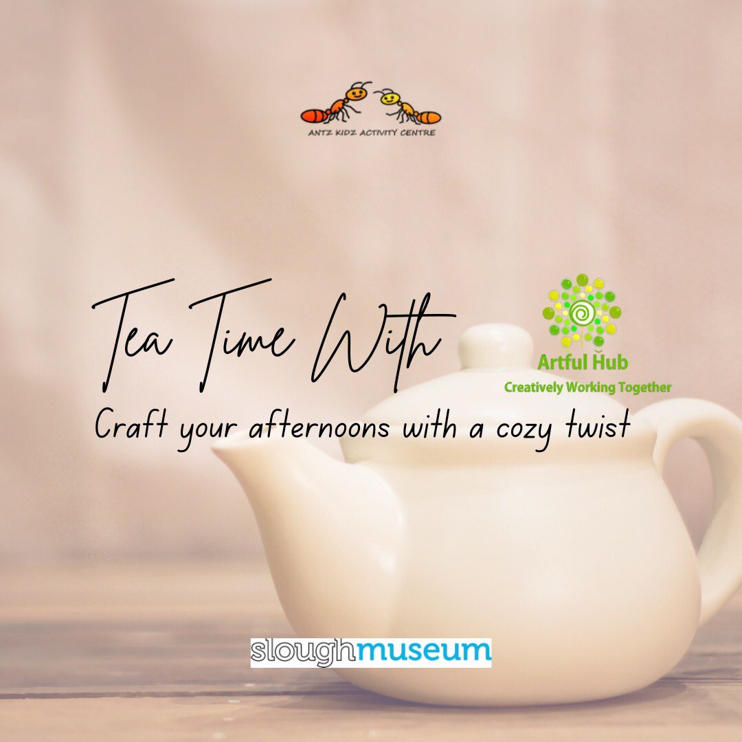 CRAFTERNOON by Artful Hub!!

Sip on tea, unwind with friends, and let your creativity flow as we guide you through a fun card-making session. 🫖🎨💌

📅 Date: 7 &amp; 14 December
⏰ Time: 3 - 6pm
📍 Location: Slough Museum, SL1 4PN

<a href="/SloughMuseum/">Slough Museum</a> <a href="/ExpressSeries/">SloughWindsorExpress</a> <a href="/sloughobserver/">Slough Observer</a>