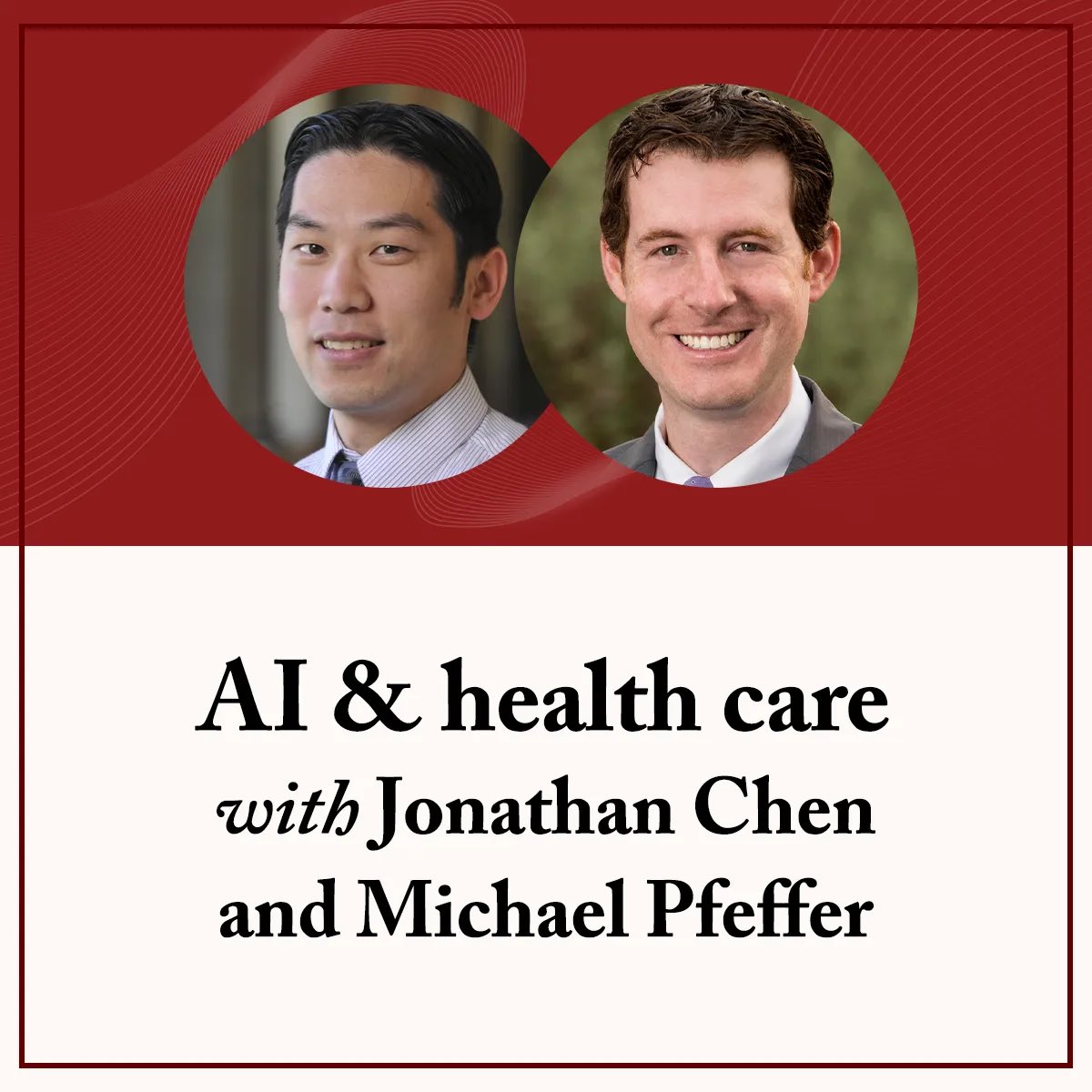If you’re looking for a short but thoughtful 𝐡𝐞𝐚𝐥𝐭𝐡𝐜𝐚𝐫𝐞 𝐀𝐈 𝐩𝐨𝐝𝐜𝐚𝐬𝐭, check out this great conversation with Jonathan Chen and Mike Pfeffer ⤵️

med.stanford.edu/health-compass…
