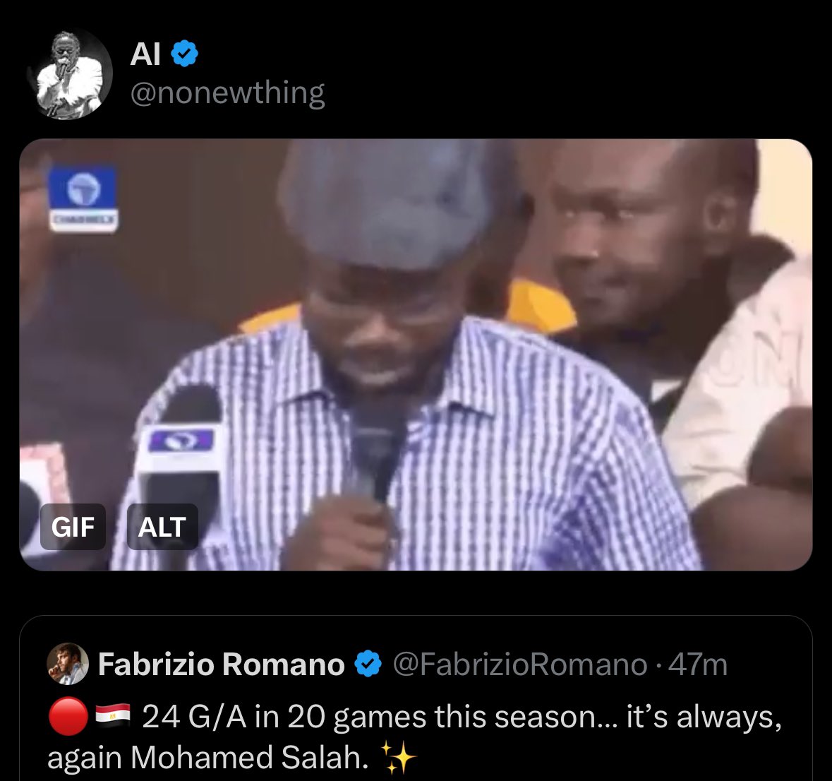 Death, taxes, and Mohammed Salah silencing idiots.