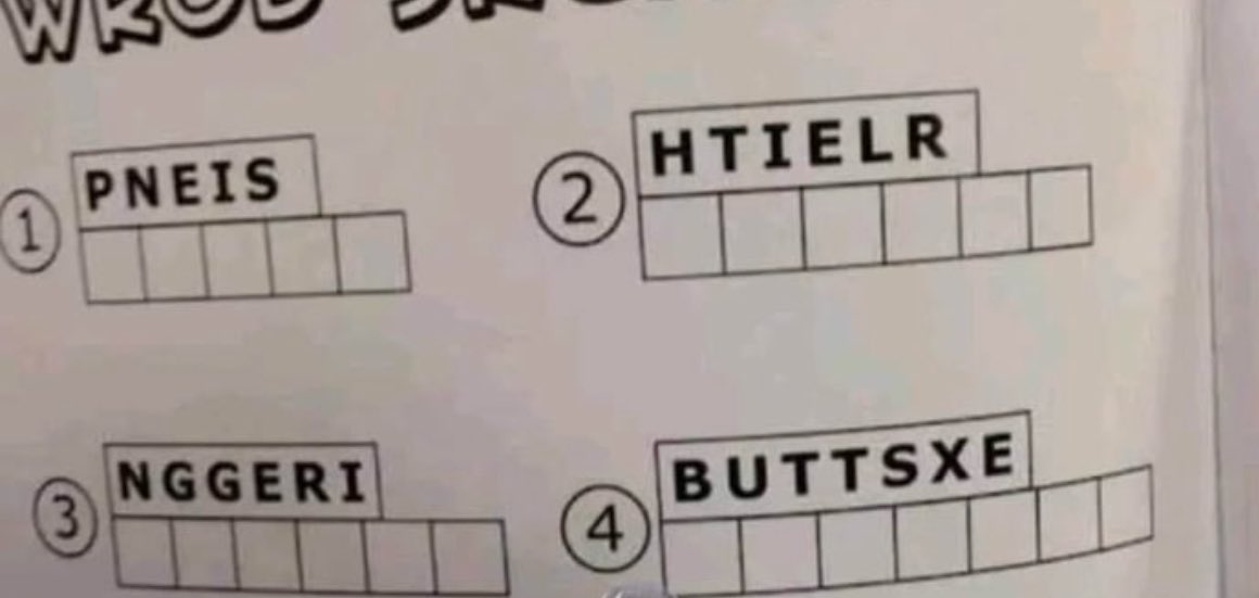 #Challenge #riddle 
Find the correct words without getting banned