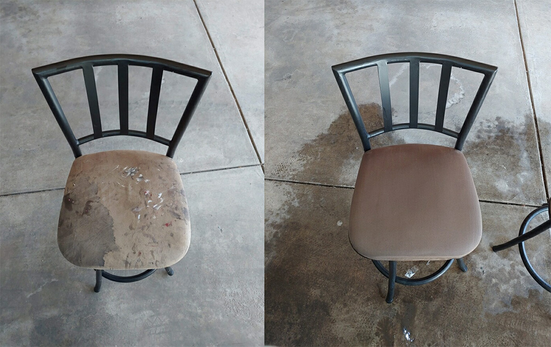 msscleaning's tweet photo. This was a last chance upholstery cleaning on a badly stained set of chairs. As you can see, they cleaned up pretty well! If you need upholstery cleaning in Denver or the surrounding areas, give us a call! https://t.co/QrWDOg8v1l