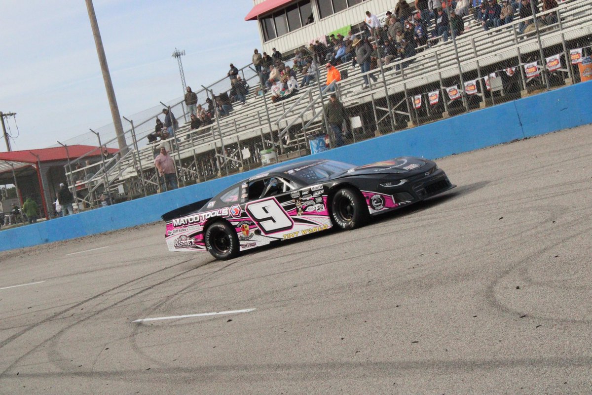 Ayden Millette wins the Limited Late Model portion of the 24th Thanksgiving Classic!