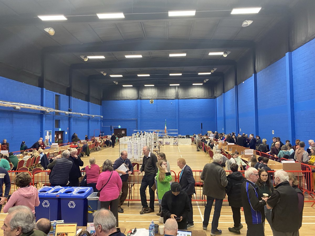 Gaillimh Thiar. Níl aon duine tofa. Fanacht ar 10ú Comh. 3,162 Ghráinne Seoige FF le dáileadh.
Cuóta 10,047.
Farrell, SF 9335
Connolly, C, NS 8750
Connolly, J, FF 7854
Grealish, Noel, NS 7777
Naughton H, FG 6741
Thomas N, Éire NS 6736
#Vóta24 ⁦<a href="/NuachtTG4/">Nuacht TG4</a>