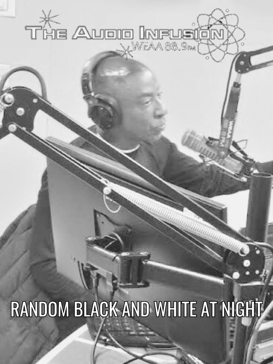 audioinfusion's tweet photo. Random Black and White at Night. DJ Thommy Davis. Photo courtesy of Stray Ink, LLC. @Stray_Ink_LLC https://t.co/k6VU5nNDlj