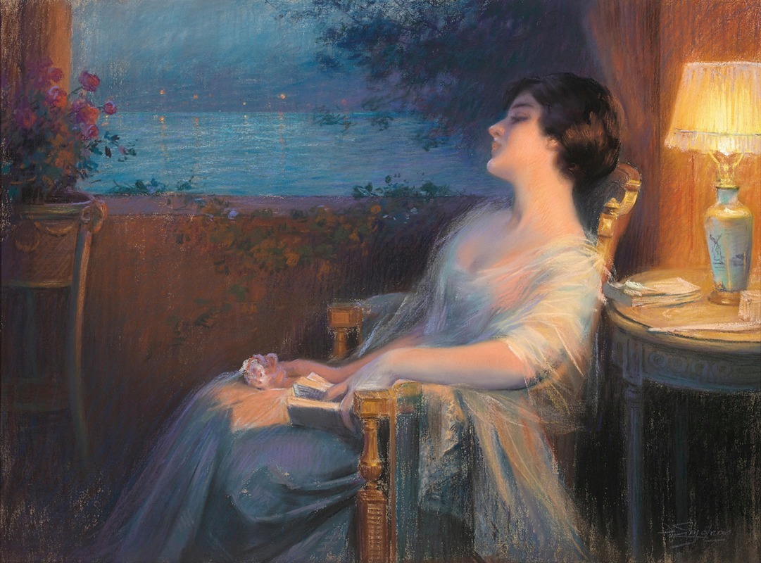 🎨Delphin Enjolras (French, 1857-1945)
The murmur of the sea