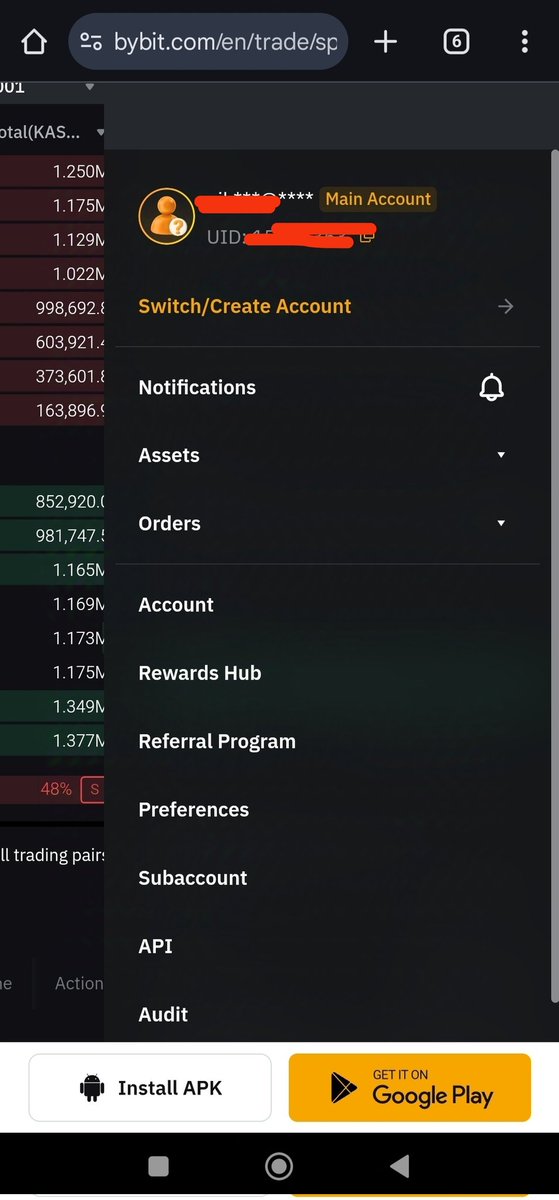 nikotak13's tweet photo. @Bybit_Official Are you ever going to fix this? doesn't show logout in mobile version(chrome). So many years and so many times  i asked to fix it. https://t.co/FuPFOfPxVW